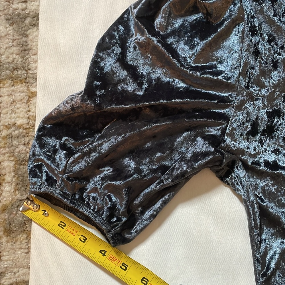 Free People Intimately Don’t You Wish Velvet Bodysuit in Black / Medium NWT - Picture 13 of 16